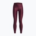 Legginsy treningowe damskie Under Armour Tech High Rise dark maroon/black 5