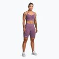 Spodenki treningowe damskie Under Armour Train Seamless misty purple/white 2