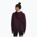 Bluza damska Under Armour Rival Fleece Big Logo Hoody  dark maroon/white 3