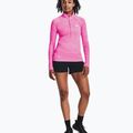 Bluza damska Under Armour Evolved Core Tech 1/2 Zip rebel pink/white 2