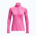 Bluza damska Under Armour Evolved Core Tech 1/2 Zip rebel pink/white 5