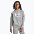 Bluza damska Under Armour Rival Fleece Big Logo Hoody mod gray light heather/white