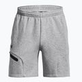 Spodenki treningowe męskie Under Armour Unstoppable Fleece mod gray/black 5