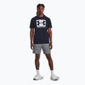 Spodenki męskie Under Armour Icon Fleece Pitch gray medium heather/white 2