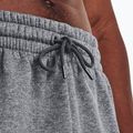 Spodenki męskie Under Armour Icon Fleece Pitch gray medium heather/white 4