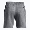 Spodenki męskie Under Armour Icon Fleece Pitch gray medium heather/white 6