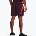 Spodenki treningowe męskie Under Armour Woven Graphic dark maroon/beta 2