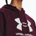 Bluza męska Under Armour Rival Fleece Logo HD dark maroon/white 3