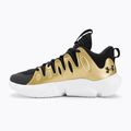 Buty do koszykówki damskie Under Armour W Flow Breakthru 4 black/metallic gold/white 10