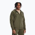 Bluza męska Under Armour Rival Fleece FZ Hoodie marine dd green/white
