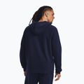 Bluza treningowa męska Under Armour Rival Fleece FZ Hoodie midnight navy/white 3