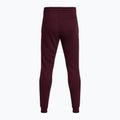 Spodnie męskie Under Armour Rival Fleece Joggers dark maroon/white 5