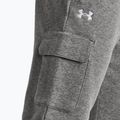 Spodnie męskie Under Armour Rival Fleece Cargo Jogger castlerock light heather/white 4