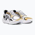 Buty do koszykówki Under Armour Spawn 6 white/black/metallic gold 8