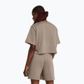 Koszulka treningowa damska Under Armour Campus Boxy Crop taupe dusk/black 3