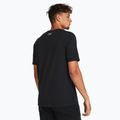 Koszulka męska Under Armour Boxed Sportstyle black/high vis yellow 2