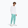 Spodnie męskie Under Armour Rival Fleece Joggers radial turquoise/white 2