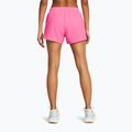 Spodenki do biegania damskie Under Armour Fly By 3" fluo pink/fluo pink/reflective 3