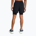 Spodenki do biegania męskie Under Armour Launch 5" 2in1 black/black/reflective 3