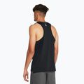Koszulka do biegania męska Under Armour Launch Singlet black/reflective 2