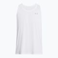 Koszulka do biegania męska Under Armour Launch Singlet white/reflective