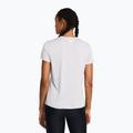 Koszulka treningowa damska Under Armour Tech V-Twist halo gray/white 2
