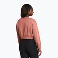 Bluza treningowa damska Under Armour Rival Terry Os Crop Crew canyon pink/white 2