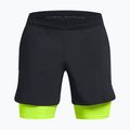 Spodenki męskie Under Armour Peak Woven 2in1 black/high vis yellow/high vis yellow 5