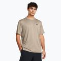 Koszulka treningowa męska Under Armour Tech Vent timberwolf taupe/black