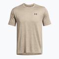 Koszulka treningowa męska Under Armour Tech Vent timberwolf taupe/black 3