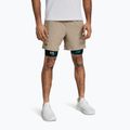 Spodenki treningowe męskie Under Armour UA Vanish Woven 6in timberwolf taupe/black