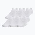 Skarpety treningowe Under Armour Essential No Show 6 Pack white/white/halo gray