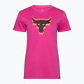 Koszulka treningowa damska Under Armour Project Underground Core T astro pink/black