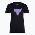 Koszulka treningowa damska Under Armour Project Underground Core T black/viral blue