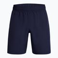 Spodenki treningowe męskie Under Armour Tech Woven Wordmark midnight navy/white