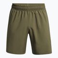 Spodenki treningowe męskie Under Armour Tech Woven Wordmark marine od green/black