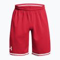 Spodenki koszykarskie męskie Under Armour 10" Perimeter Short red/white