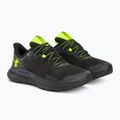 Buty do biegania męskie Under Armour Hovr Turbulence 2 black/black/high vis yellow 4