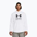 Bluza męska Under Armour Rival Terry Graphic Hood white/black