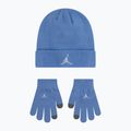 Czapka + rękawiczki dziecięce Nike Jordan Essentials Beanie Set legend blue