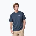 Koszulka męska Patagonia P-6 Logo Responsibili-Tee utility blue