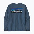 Longsleeve męski Patagonia P-6 Logo Responsibili utility blue 2