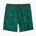 Szorty kąpielowe męskie Patagonia Hydropeak Boardshorts cliffs and coves/conifer green 3