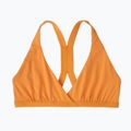 Góra od stroju kąpielowego Patagonia Bottom Turn Top ripple/kishu orange