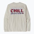 Longsleeve męski Patagonia Chill Responsibili brich white 3