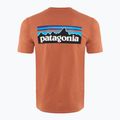 Koszulka trekkingowa męska Patagonia P-6 Logo Responsibili-Tee redtall rust 2