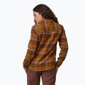 Koszula damska Patagonia Fjord Flannel happy camper/shelter brown 3