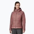 Kurtka puchowa damska Patagonia Down Sweater Hoody dulse mauve