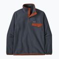 Bluza trekkingowa męska Patagonia LW Synch Snap-T P/O smolder blue w/burnished red 3