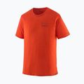 Koszulka męska Patagonia Cap Cool Merino Blend Graphic Shirt fitz roy strata/pollinator orange